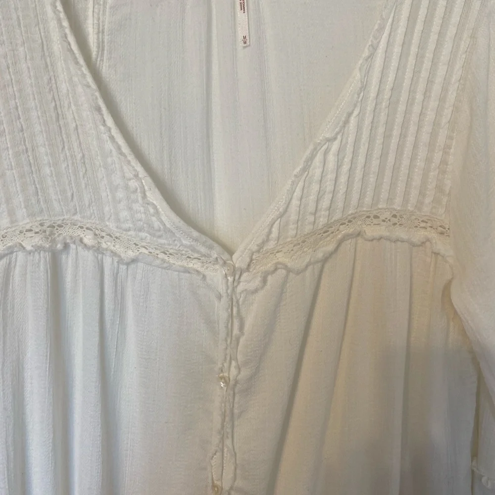 Free People Flowy Boho  Tunic Top Size Medium